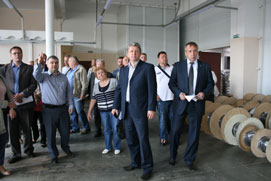 Представители администрации, депутаты и предприниматели Ивантеевки посетили ОКБ «Гамма»